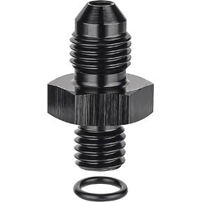 EVIL ENERGY 6AN Male Flare to M16 x 1.5mm Male Metric Fitting Adapter Aluminium Alloy 1PC