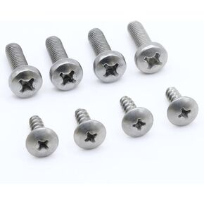 ReplacementScrews License Plate Screws Compatible with Honda Element - Stainless Steel - (Pack of 4)