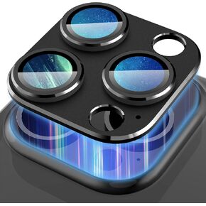 Suoman for iPhone 16 Pro Max Camera Lens Protector /16 Pro Camera Lens Protector,[Unobstructed Flash] [3-in-1 lens cover] Metal Frosted Camera Lens Protector for 16 Pro/16 Pro Max - Desert Titanium