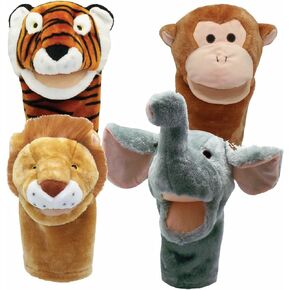 Get Ready Kids BigMouth Zoo Puppet Set 6 H x 12 L x 14 W