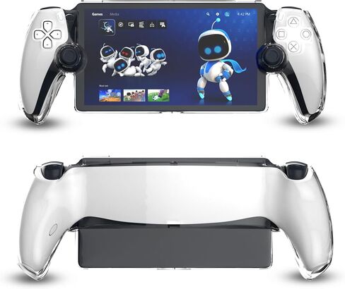HEATFUN PS Portal Protective Case, Hard Cover Case for PlayStation Portal Remote Player, Shockproof Protective Cover Case - Black in Saudi Arabia