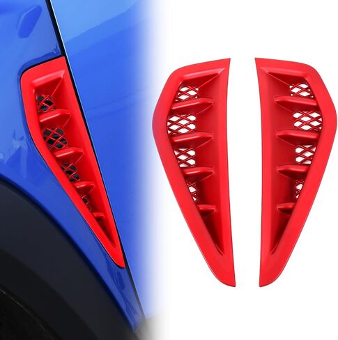 for Dodge Ram 1500 TRX 2021-2023 Carbon Fiber Black Side Door Air Vent Fender Cover Trim 2pcs Car Accessories in Saudi Arabia