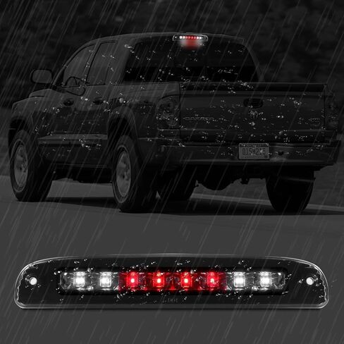 High Mount 3rd Stop Light Compatible with 1997-2010 Dodge Dakota Third Center Cargo Reverse Rear LED Brake Light Bar Taillight (Chrome) in Saudi Arabia
