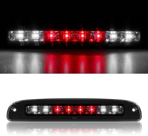 High Mount 3rd Stop Light Compatible with 1997-2010 Dodge Dakota Third Center Cargo Reverse Rear LED Brake Light Bar Taillight (Chrome) in Saudi Arabia