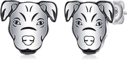 SVODEA Australian Shepherd Earrings 925 Sterling Silver Dog Stud Earrings Cute Animal Dog Jewelry Gifts for Girls Women Dog Lover in Saudi Arabia