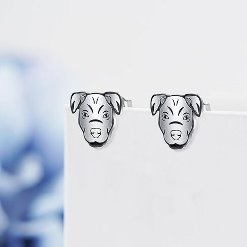 SVODEA Australian Shepherd Earrings 925 Sterling Silver Dog Stud Earrings Cute Animal Dog Jewelry Gifts for Girls Women Dog Lover in Saudi Arabia