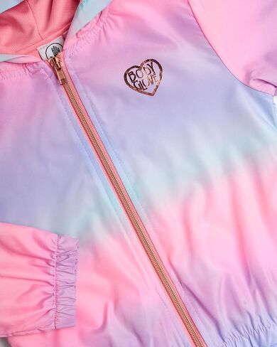 Body Glove Girls' Leggings Set - 3 Piece Windbreaker, T-Shirt, Leggings - Athleisure Outfit Set for Girls (2T-6X) in Saudi Arabia