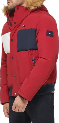 Tommy Hilfiger Men's Arctic Cloth Quilted Snorkel Bomber Jacket in Saudi Arabia