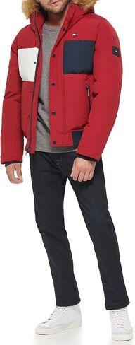 Tommy Hilfiger Men's Arctic Cloth Quilted Snorkel Bomber Jacket in Saudi Arabia
