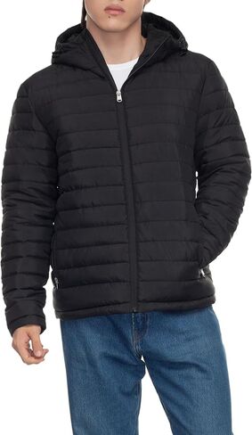 Rokka&Rolla Men's Lightweight Water-Resistant Quilted Puffer Jacket in Saudi Arabia