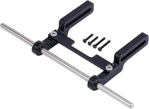 TRX4M Bumpers Mounts,CNC Aluminum Front Bumpers Mounts with Hex Screw Installation Tool for 1/18 RC Crawler TRX4M 97044-1 97064-1 97054-1 97074-1 Upgrades(Black) in Saudi Arabia