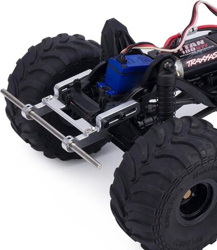 TRX4M Bumpers Mounts,CNC Aluminum Front Bumpers Mounts with Hex Screw Installation Tool for 1/18 RC Crawler TRX4M 97044-1 97064-1 97054-1 97074-1 Upgrades(Black) in Saudi Arabia