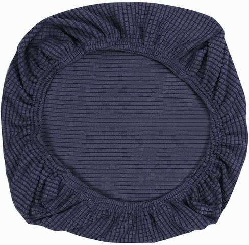 أغطية Yikko الناعمة القابلة للتمدد من الألياف اللدنة، أغطية كرسي متعددة الألوان من نسيج حبوب الذرة مناسبة للمكتب وغرفة الطعام والبار ووسائد مقعد كرسي الزفاف، ديكور منزلي قابل للغسل وقابل للإزالة (2، بيج) in Kuwait