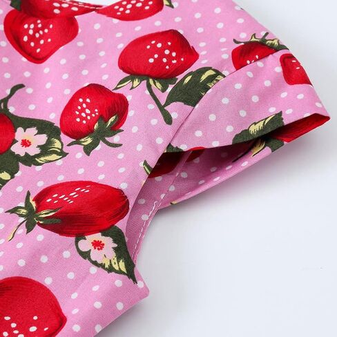 Girls Cap Sleeve 50s Style Dress Girls Vintage Dresses Audrey 50's Retro Dress 1950s Polka Dot Rockabilly Swing Party Dresses in Saudi Arabia