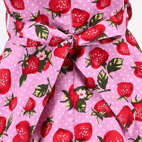 Girls Cap Sleeve 50s Style Dress Girls Vintage Dresses Audrey 50's Retro Dress 1950s Polka Dot Rockabilly Swing Party Dresses in Saudi Arabia