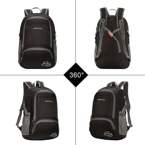 حقيبة ظهر قابلة للتعبئة سعة 30 لتر، حقائب ظهر خفيفة الوزن للمشي لمسافات طويلة، حقيبة ظهر قابلة للطي مقاومة للماء للسفر والمشي لمسافات طويلة والتخييم in Kuwait