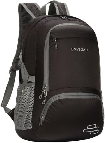 حقيبة ظهر قابلة للتعبئة سعة 30 لتر، حقائب ظهر خفيفة الوزن للمشي لمسافات طويلة، حقيبة ظهر قابلة للطي مقاومة للماء للسفر والمشي لمسافات طويلة والتخييم in Kuwait