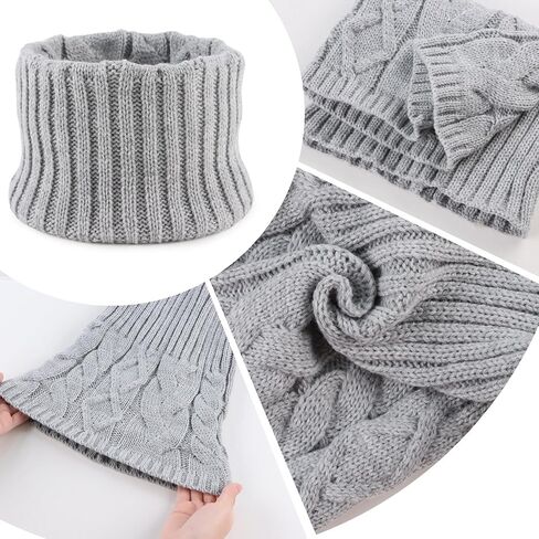 JANGANNSA Winter Kids Scarf Warm Children Neck Warmer Reversible Boys Girls Knitted Scarves in Saudi Arabia