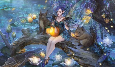 Fantasy North Yuma Velric - Renegade Fairy - TCG Playmat and Mouse Pad - 24 x 14 inches in Saudi Arabia
