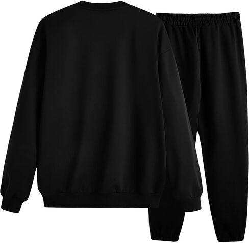 GORGLITTER Men's 2 Piece Sweatsuits Bear Graphic Long Sleeve Sweatshirts Sweatpants Set Track Suits in Saudi Arabia