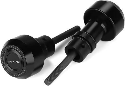 Motorcycle Frame Sliders Crash Bar Protector Compatible with ZX4R ZX4RR 2023 2024 ZX25R 2021-2022 | No Cut Kits Engine Fairing Guard Falling Protection ZX-4R ZX-4RR Accessories (Black) in Saudi Arabia