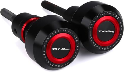 Motorcycle Frame Sliders Crash Bar Protector Compatible with ZX4R ZX4RR 2023 2024 ZX25R 2021-2022 | No Cut Kits Engine Fairing Guard Falling Protection ZX-4R ZX-4RR Accessories (Black) in Saudi Arabia