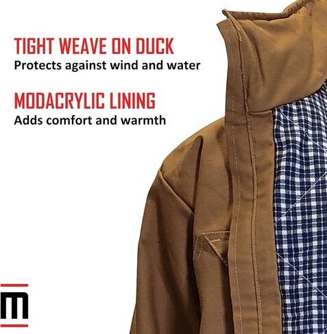 Magid Glove & Safety Men's Magid Fr Dual-Hazard Quilt-Lined Duck Bomber Jacket in Saudi Arabia