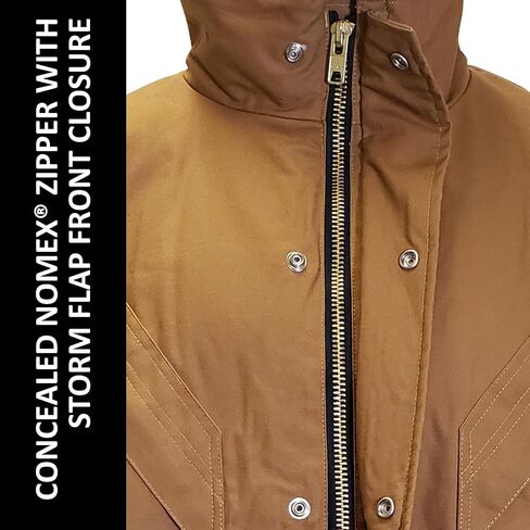 Magid Glove & Safety Men's Magid Fr Dual-Hazard Quilt-Lined Duck Bomber Jacket in Saudi Arabia
