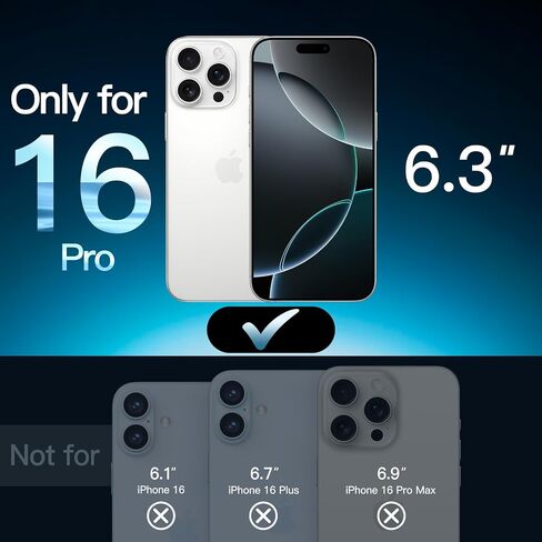 JETech Screen Protector for iPhone 16 6.1-Inch, Tempered Glass Film with Easy Installation Tool, Case-Friendly, HD Clear, 3-Pack in Saudi Arabia