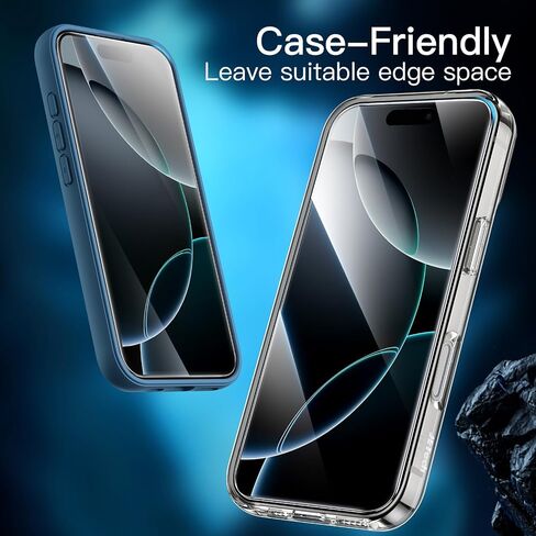 JETech Screen Protector for iPhone 16 6.1-Inch, Tempered Glass Film with Easy Installation Tool, Case-Friendly, HD Clear, 3-Pack in Saudi Arabia