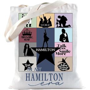 TSOTMO Musical Gift Hamilton Broadway Fans Gift In My Hamilton Era Tote Bag For Musical Lovers Broadway Musical Gift