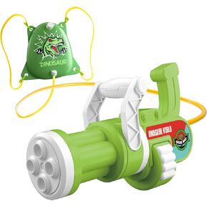 Kid's Water Gun Astronaut 1.8L Backpack Set, Cartoon Design, Pull Out Water Blaster, Summer Outdoor Remote Controlled Water Toys, Outside Backyard Fun Squirt Guns for Kids Ages 3 4 5 6 7 8