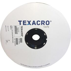 TEXACRO Brand Loop 71/WI125 70/71 Velcro Adhesive-Backed Loop-Side Only: 1" x 75 ft. Loop-Side only, White