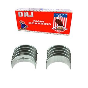 DNJ MB827.10 Main Bearings Set Oversize .010 in. (.25mm) For 07-15 Mini Cooper, Cooper Countryman Cooper Paceman 1.6L L4 DOHC SOHC Naturally Aspirated Turbocharged Supercharged N16B16A,N18B16A,N14B16C
