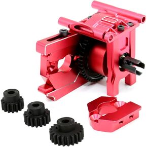 46T Differential & Diff Motor Mount & Pinion Gear Set for Arrma 1/7 Felony Fireteam Infraction Mojave 1/8 Kraton Outcast Notorious Talion 6S Upgrades Part Red