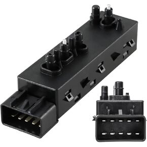 Power Seat Switch Front Right Passenger Side 8 Way Adjust Control Switch Compatible with Chevy Silverado Suburban Sierra Yukon Tahoe Lacrosse DTS CTS Escalade 2007-2013 Replaces 12451498 25974715