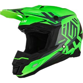 ILM DOT&ECE Adult Dirt Bike Helmets ATV Motocross Dirtbike BMX MX Offroad Dual Sport Full Face Casco para Moto Model AP-868(Matte Black,Adult-XL)