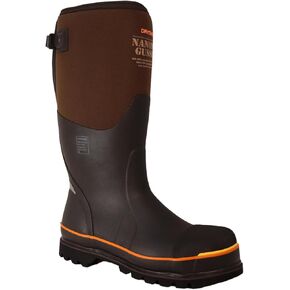 Dryshod Nanotoe Protective Gusset Safety Toe Work Boot - WIXIT Lining Brown/Orange
