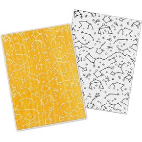 Hying Christmas Reindeer Plastic Embossing Folders for Card Making, 3D Textured Forest Embossing Folder DIY Craft Template Xmas Trees Folders for Scrapbooking Photo Album Supplies