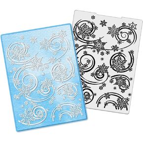 Hying Christmas Reindeer Plastic Embossing Folders for Card Making, 3D Textured Forest Embossing Folder DIY Craft Template Xmas Trees Folders for Scrapbooking Photo Album Supplies in Kuwait