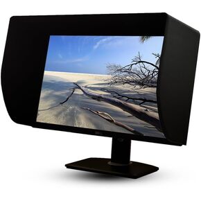 iLooker-27S 27 inch Ultr-Slim Frame LCD LED Video Monitor Hood Sunshade Sunhood for Dell HP Viewsonic Philips Samsung LG EIZO NEC ASUS ACER BENQ AOC LENOVO, Fits Monitor Frame Width 610-630mm