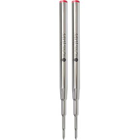 Monteverde USA Ballpoint Refill to Fit Montblanc Ballpoint Pens - Medium Point, Soft Roll, Black (2 Pack) (M132BK) in Kuwait
