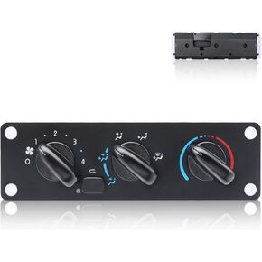 Heater Climate Control Panel 599-008 for 2002-2021 Freightliner M2 100 106 112 108SD 114SD B2 S2G, 2004-2015 Thomas Saf-T-Liner Driver Climate Temperature Control with Front Windshield Defogger