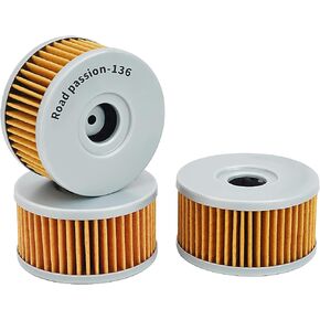 Road Passion High Performance Oil Filter for SUZUKI DR350 1990-2000 DR350 OFF ROAD 1990-1998 (pack of 3)