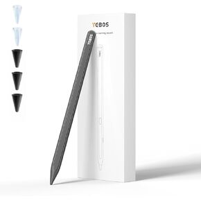 Stylus Pen for iPad, 10 Mins Charge iPad Pencil, 20 Hours Battery Life Apple iPad Pen, Apple Pencil 1st/2nd Generation, iPencil 9th&10th, Palm Rejection, Tilt Sensitivity, for 2018-2023 iPad(Black)