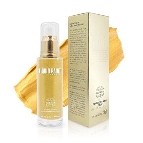 VIOLA HOUSE Face Body Paint, Silver Gold Body Paint, Washable Body Paint for Adults & Children, Halloween Christmas SFX Special Effects Makeup. 60g/2.11oz (Gold)