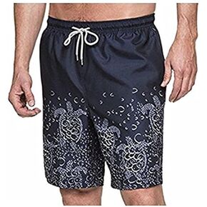 Kirkland Signature Men's Elastic Waistband Mesh Lined Swim Short