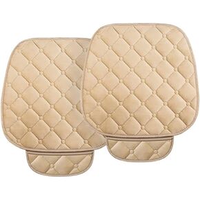 XINLIYA Seat Cover for Car, 2 Pack Car Front Seat Protector, Universal Seat Cushion for Most Cars, Vehicles, SUVs and More, Soft Comfort, Car Interior Accessories for Men Women (Gray)