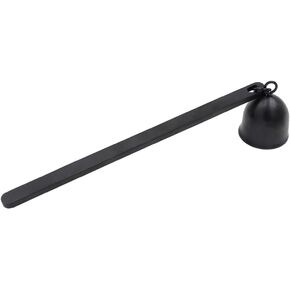 Stainless Steel Bell Candle Wick Snuffer Candle Extinguisher Candle Flame Put Out Tool Candle Accessory for for Putting Out Candles Flame Safely Black