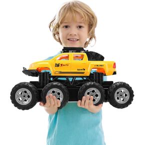 1:10 RC Cars for Adults and Kids,8WD Off-Road Large RC Truck with 2 Batteries,High Speed,Remote Control Car Toy Gift for Boy